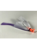 R&R Tackle R&R 2oz Orange head white skirt purple streamer