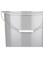 5 Gallon Bucket w/Wire Handle Grey