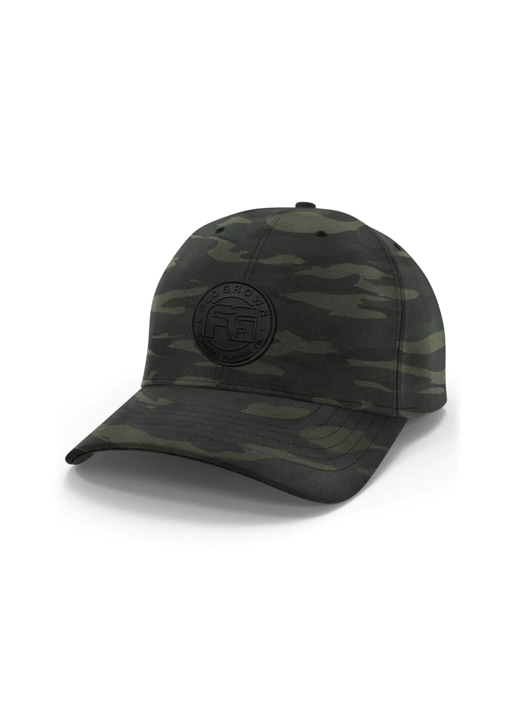 Flogrown Flogrown Hat Hunter Logo AOP Black Camo Hat