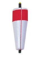 Billy Boy Billy Boy M80W-4RW Slotted Weighted Popping Float 4" Red/White 2Pk