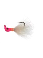 Hookup Hookup 111-08 Calf tail Bucktail jig. 1/8oz sz 2.  Pink/White