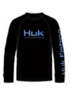 Huk HUK Vented Pursuit Crew Performance -Black