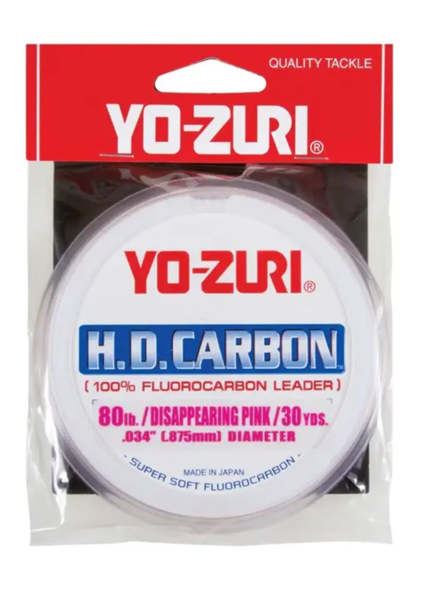 Yo-Zuri Yo-Zuri Fluorocarbon HD50LB-DP 30yd Pink