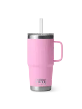 RAMBLER 25 OZ STRAW MUG Power Pink | Estero Outfitters - Estero