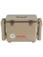 Engel Engel 19 qt  Drybox/Cooler with Rod Holders - Tan