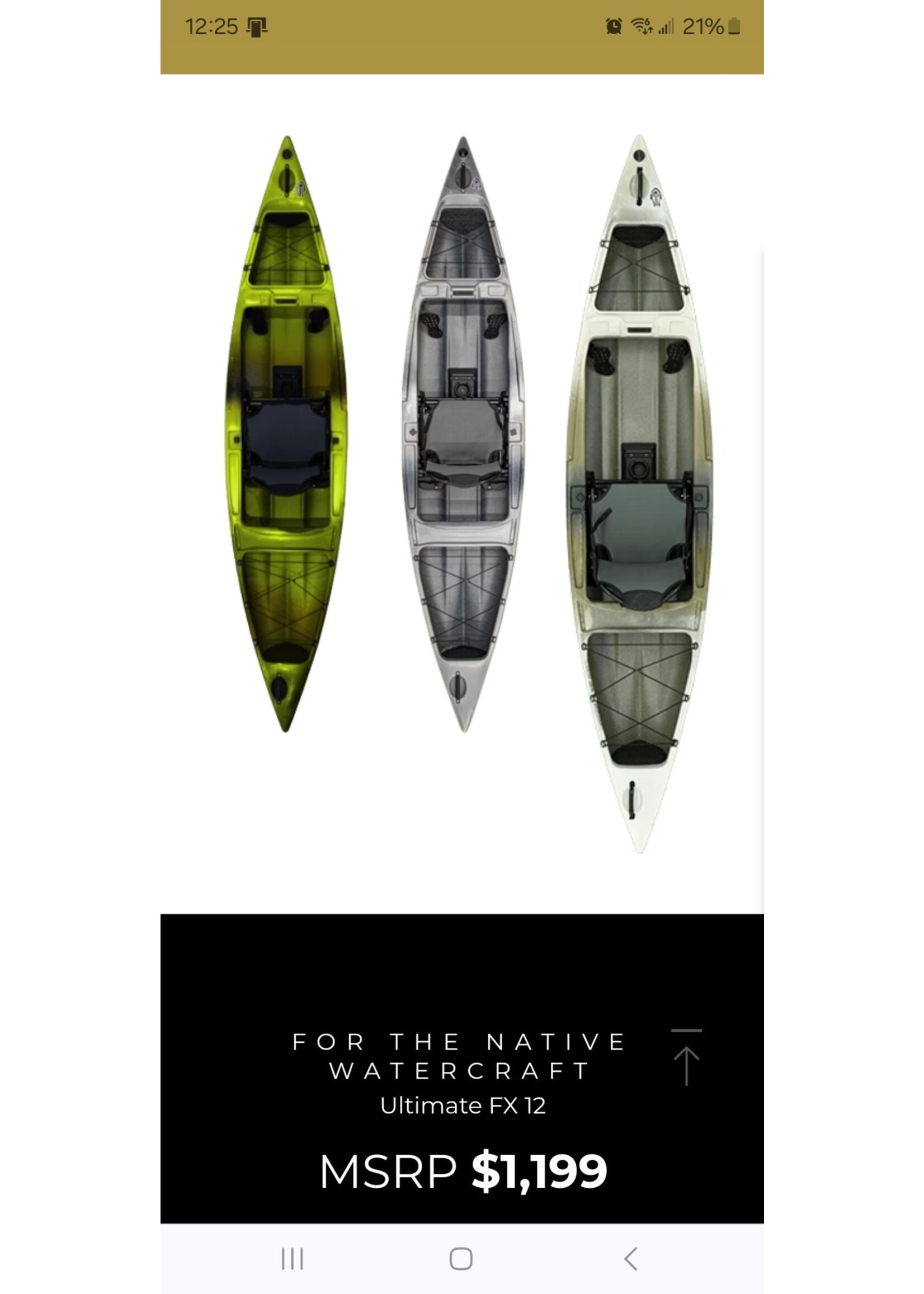 Native Watercraft Native Watercraft FX12 -