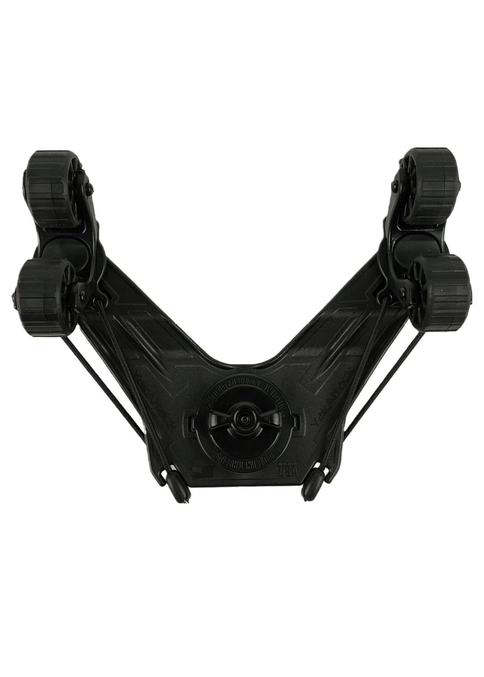 YakAttack LLC YakAttack DoubleHeader With Dual ParkNPole RotoGrips - Black