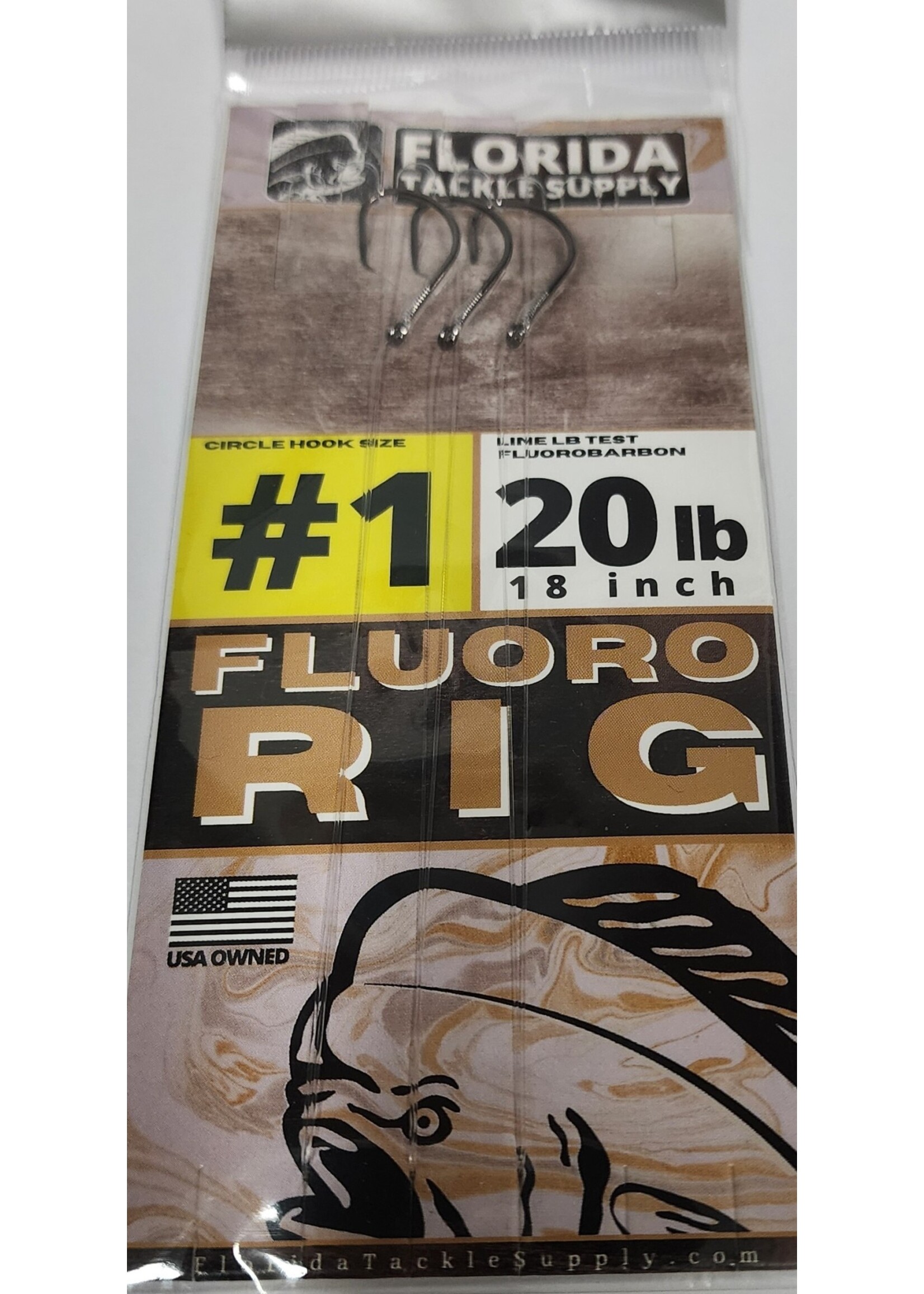 FTS Fluoro Rig Circle Hook