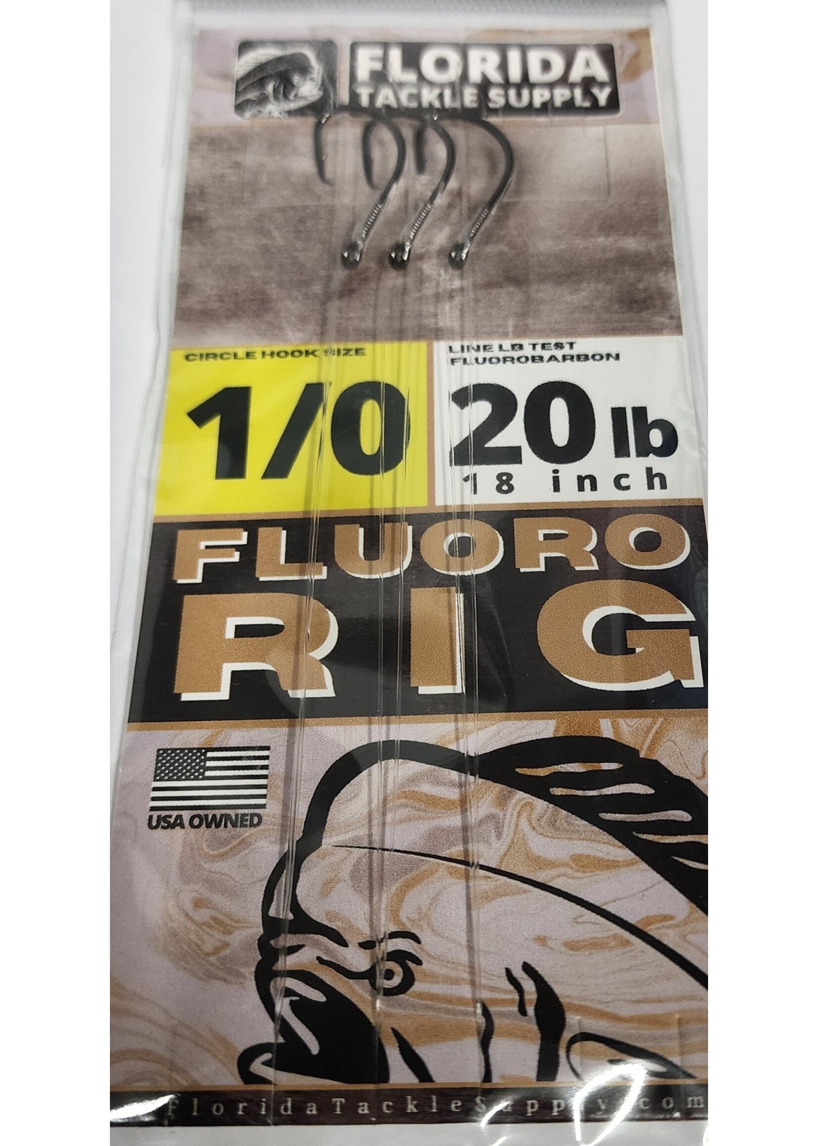 FTS Fluoro Rig Circle Hook