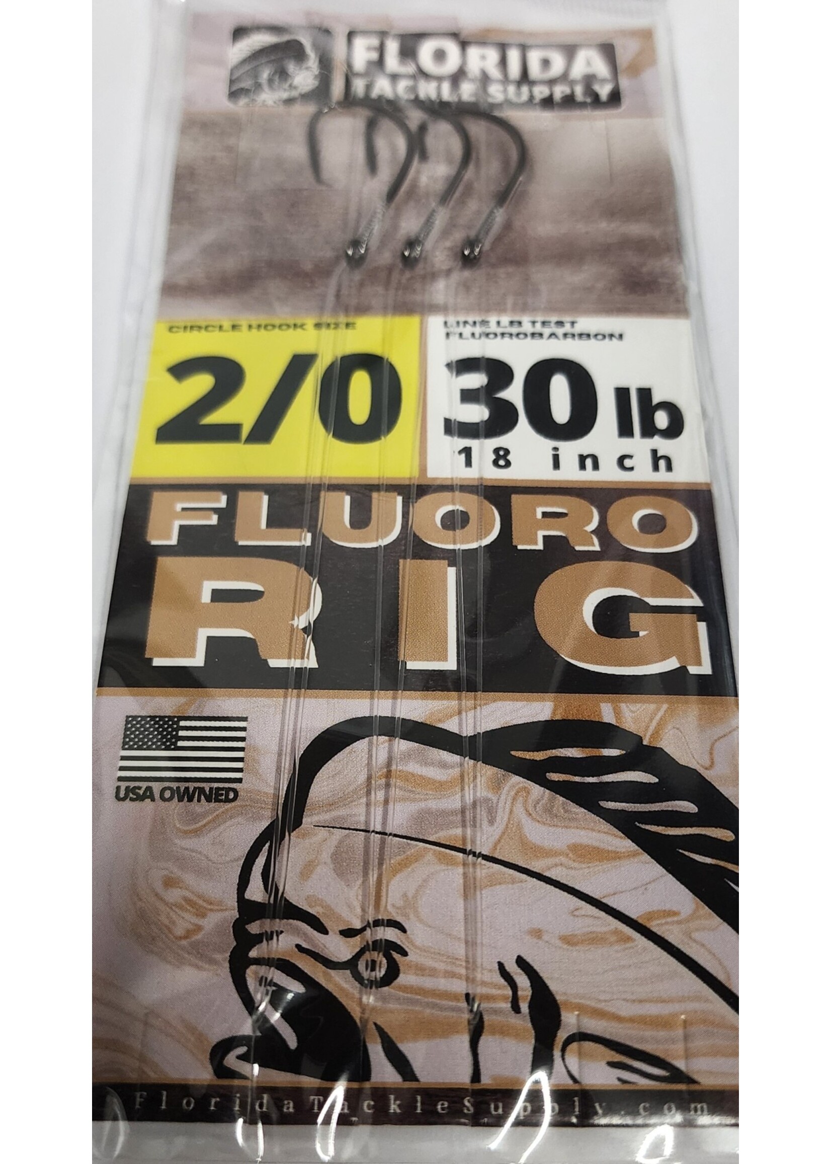 FTS Fluoro Rig Circle Hook