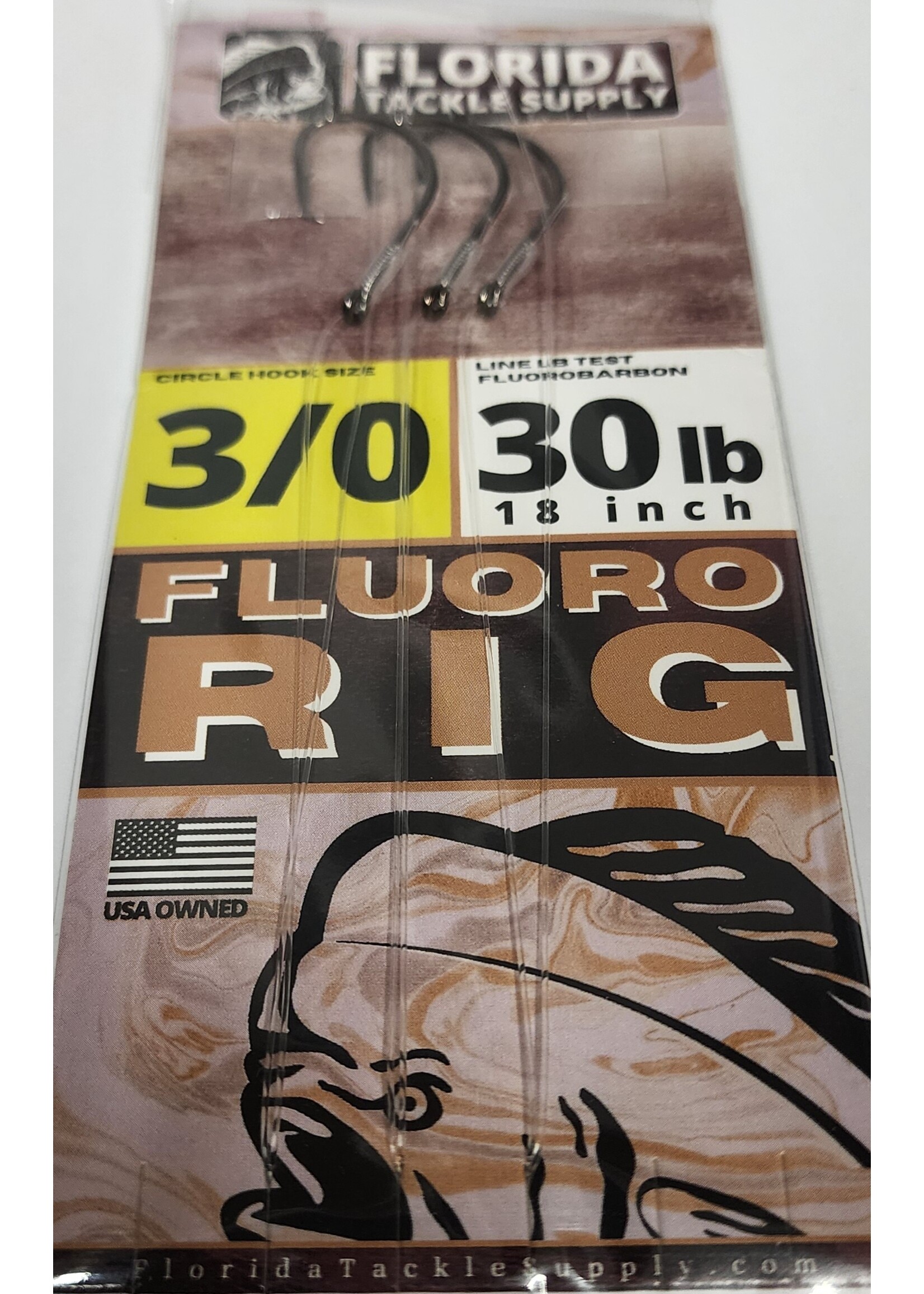FTS Fluoro Rig Circle Hook