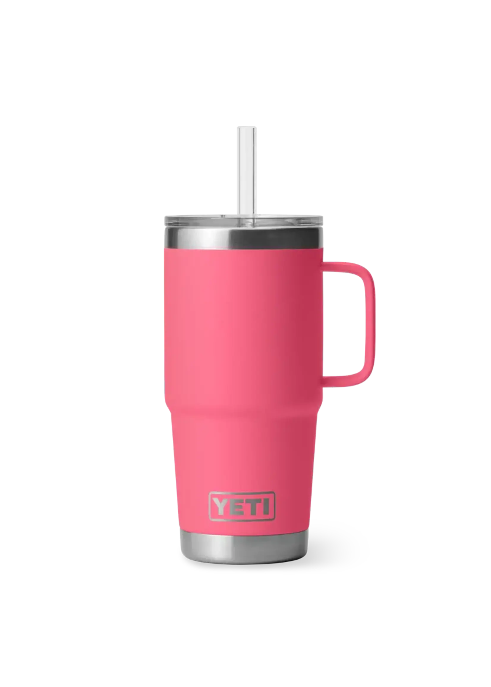 YETI Coolers Rambler 25oz Bottle Straw Mug Tropical Pink