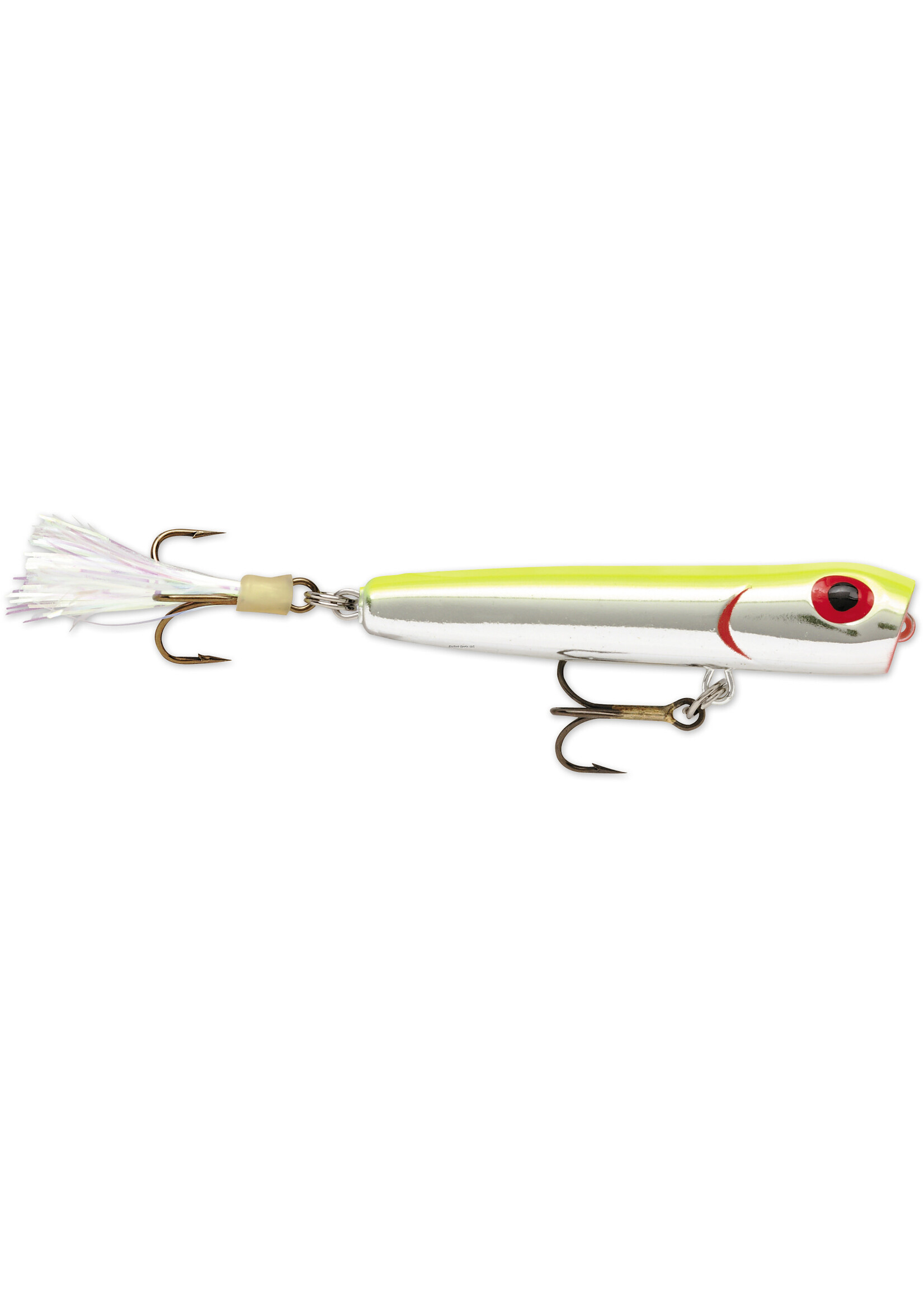 Storm Rattlin' Chug Bug Topwater Popper Silver/ Chart