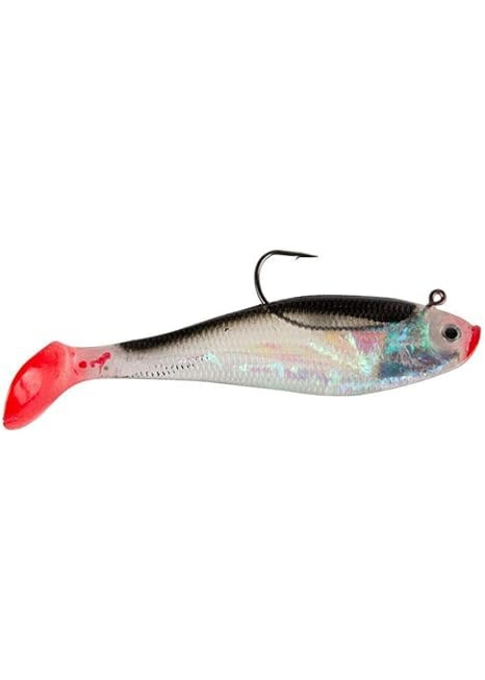 Hurricane SS6-2-55 Swim Shad 6" Natural/Black Back Red Mouth