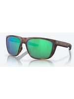 Costa Sunglasses Costa Ferg - Matte Tortoise - Green Mirror Lens 580g