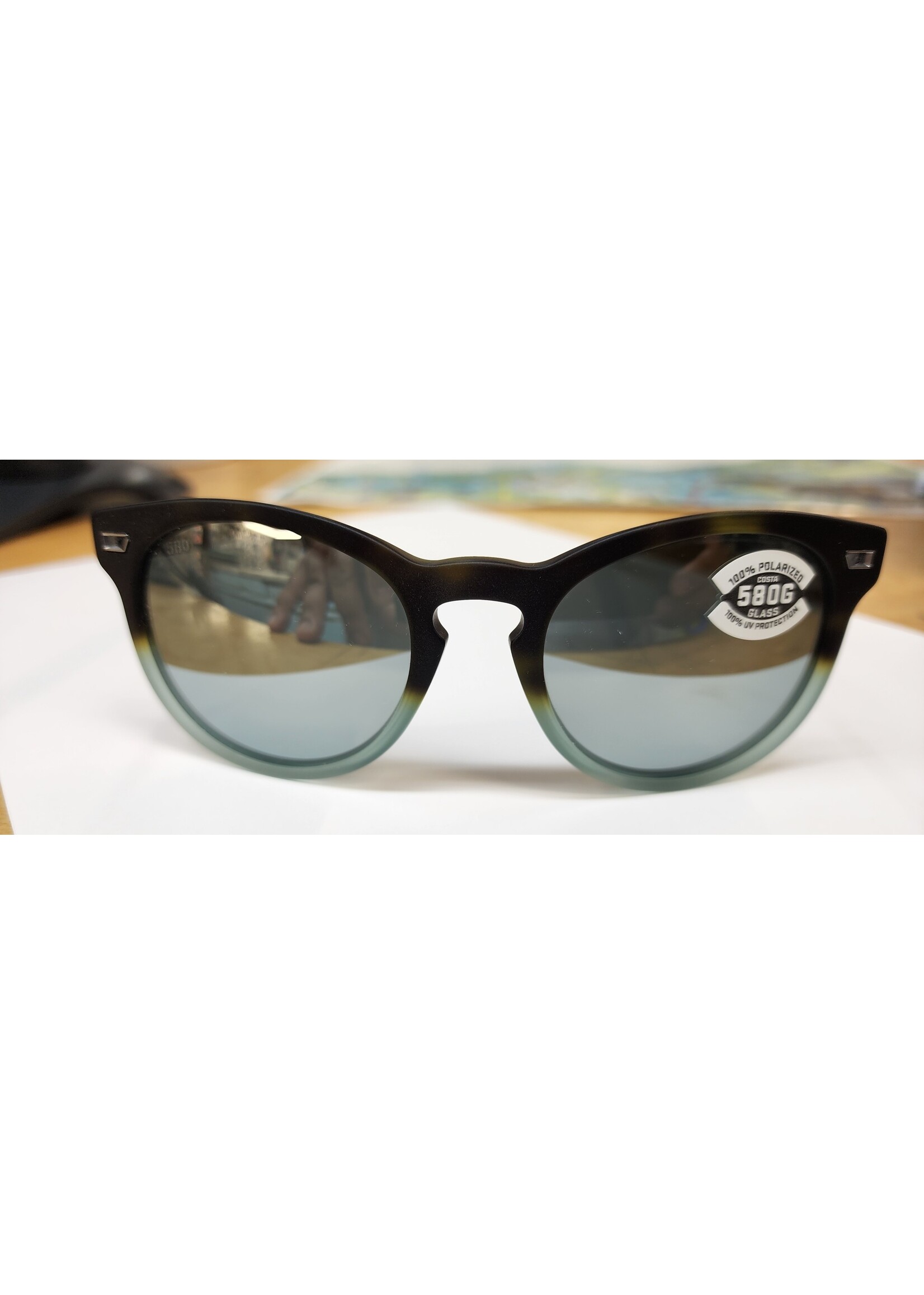 Costa Sunglasses Costa Del Mar - Matte Black/ Grey - Silver Mirror Lens 580G