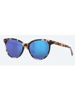 Costa Sunglasses Costa Isla -Shiny Tiger Cowrie - Blue Mirror Lens   580G