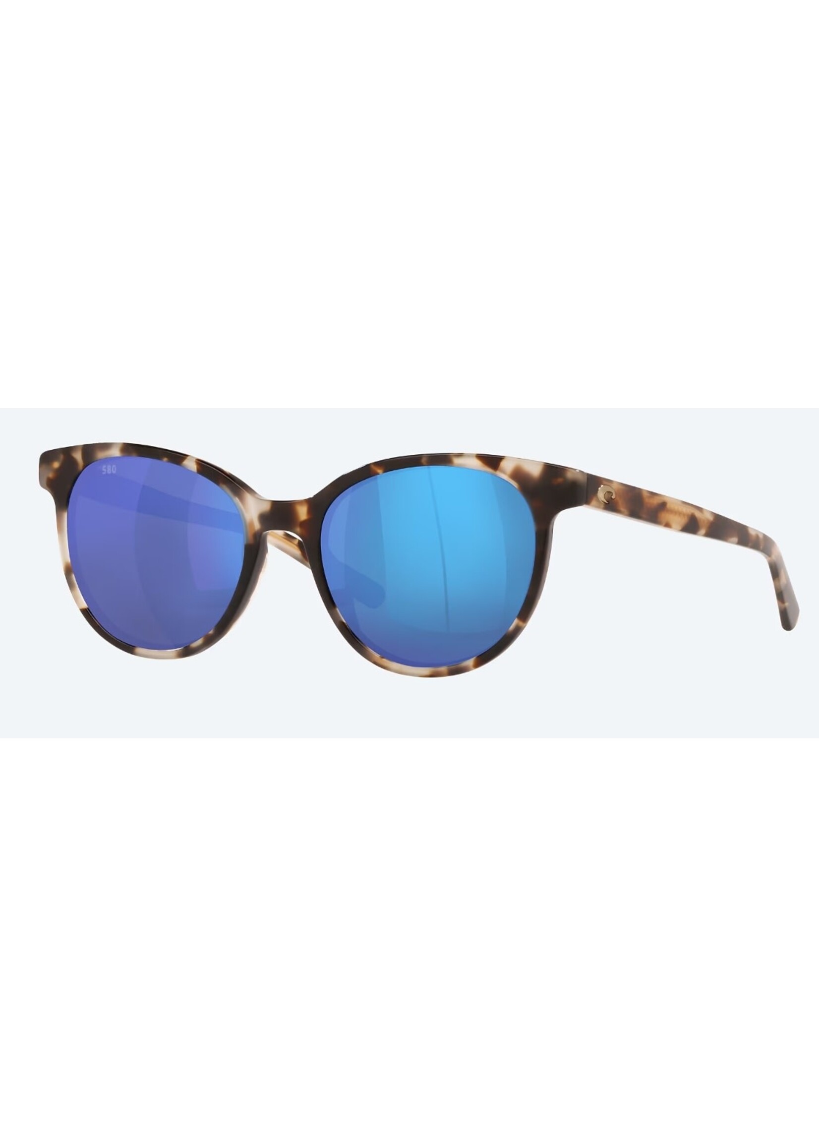 Costa Sunglasses Costa Isla -Shiny Tiger Cowrie - Blue Mirror Lens   580G
