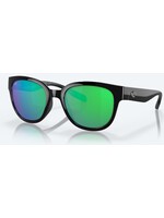 Costa Sunglasses Costa Salina - Shiny Black - Green Mirror Lens 580P