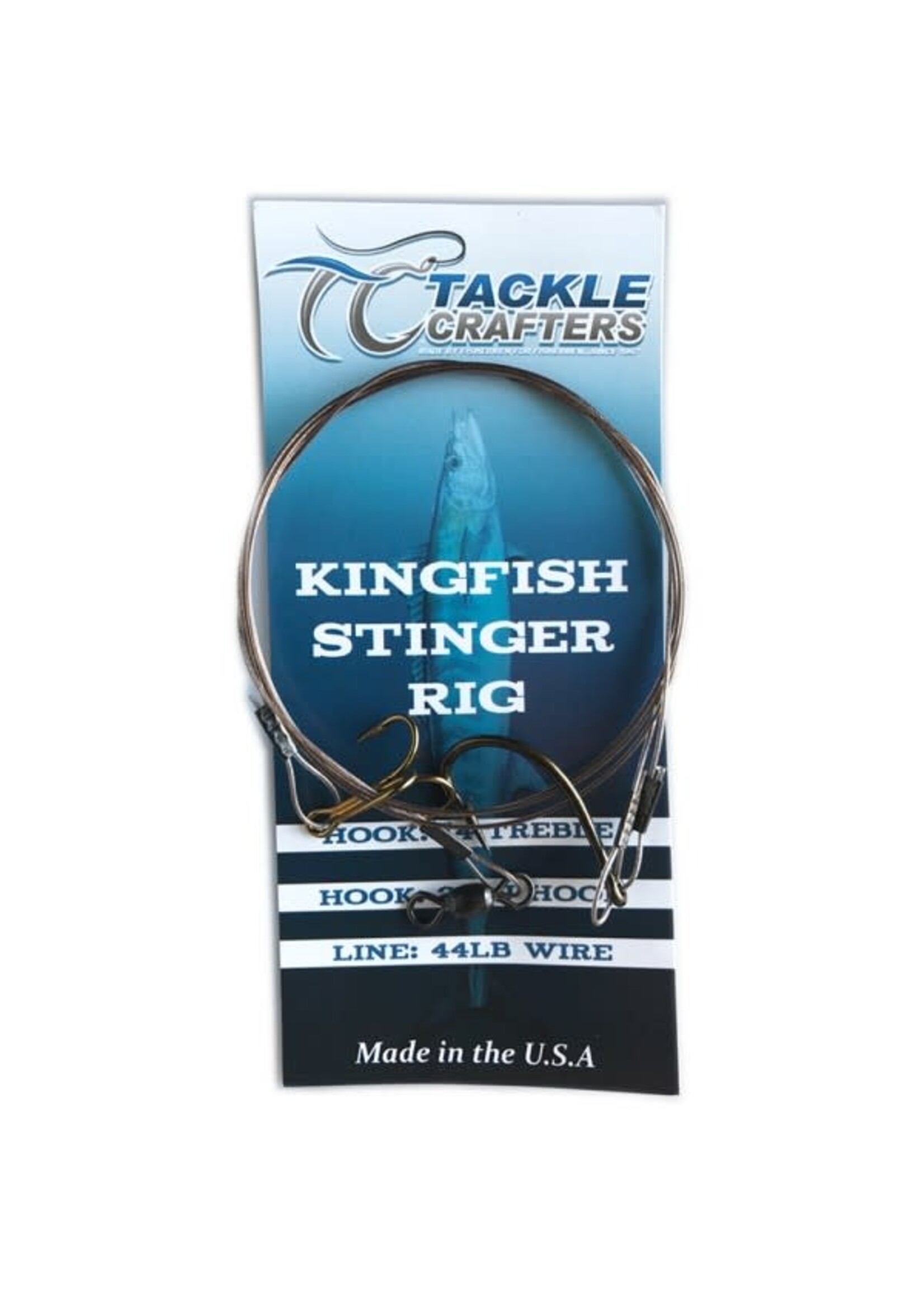 Tackle Crafters TACKLE CRAFTERS Kingfish Stringer Rig - #4 Treble Hook - 44# wire