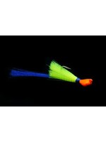 Gulfstream Lures GULFSTREAM LURES Pea Hawk Jig 1/4oz Chart, Orange, Blue