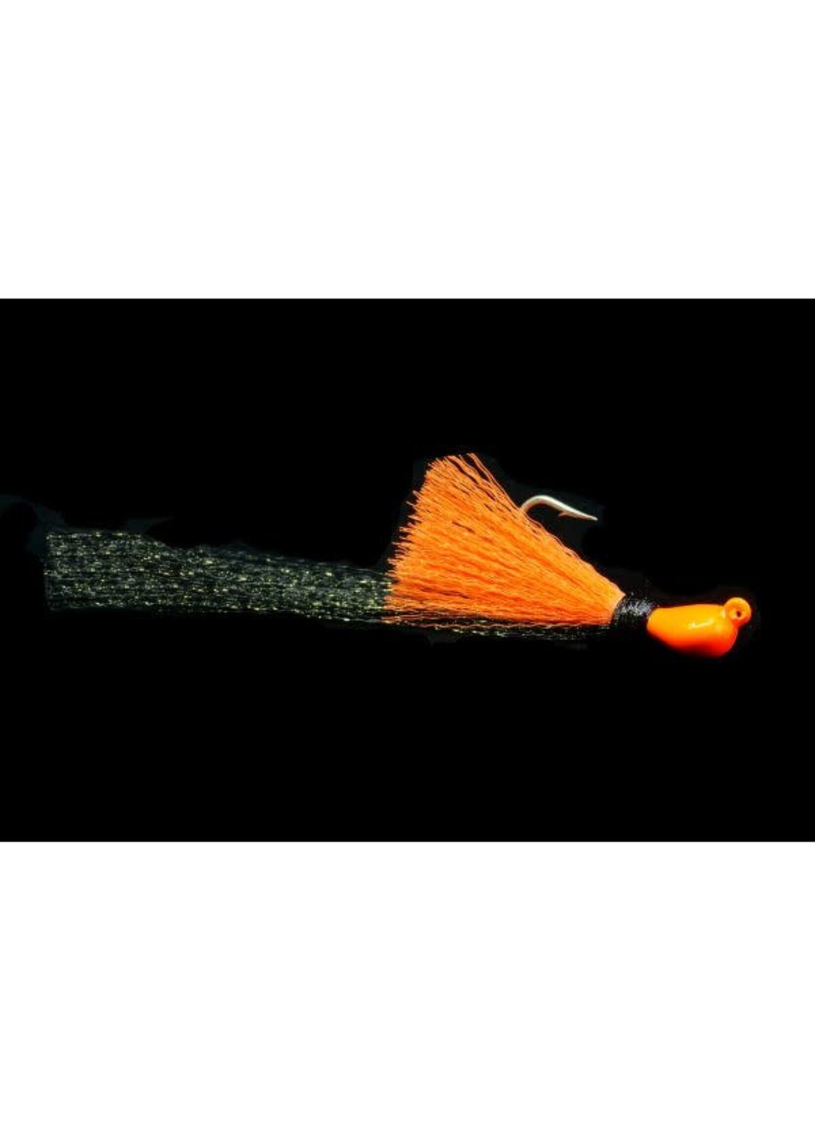 Gulfstream Lures GULFSTREAM LURES Pea Hawk Jig 3/8oz Orange, Orange, Black