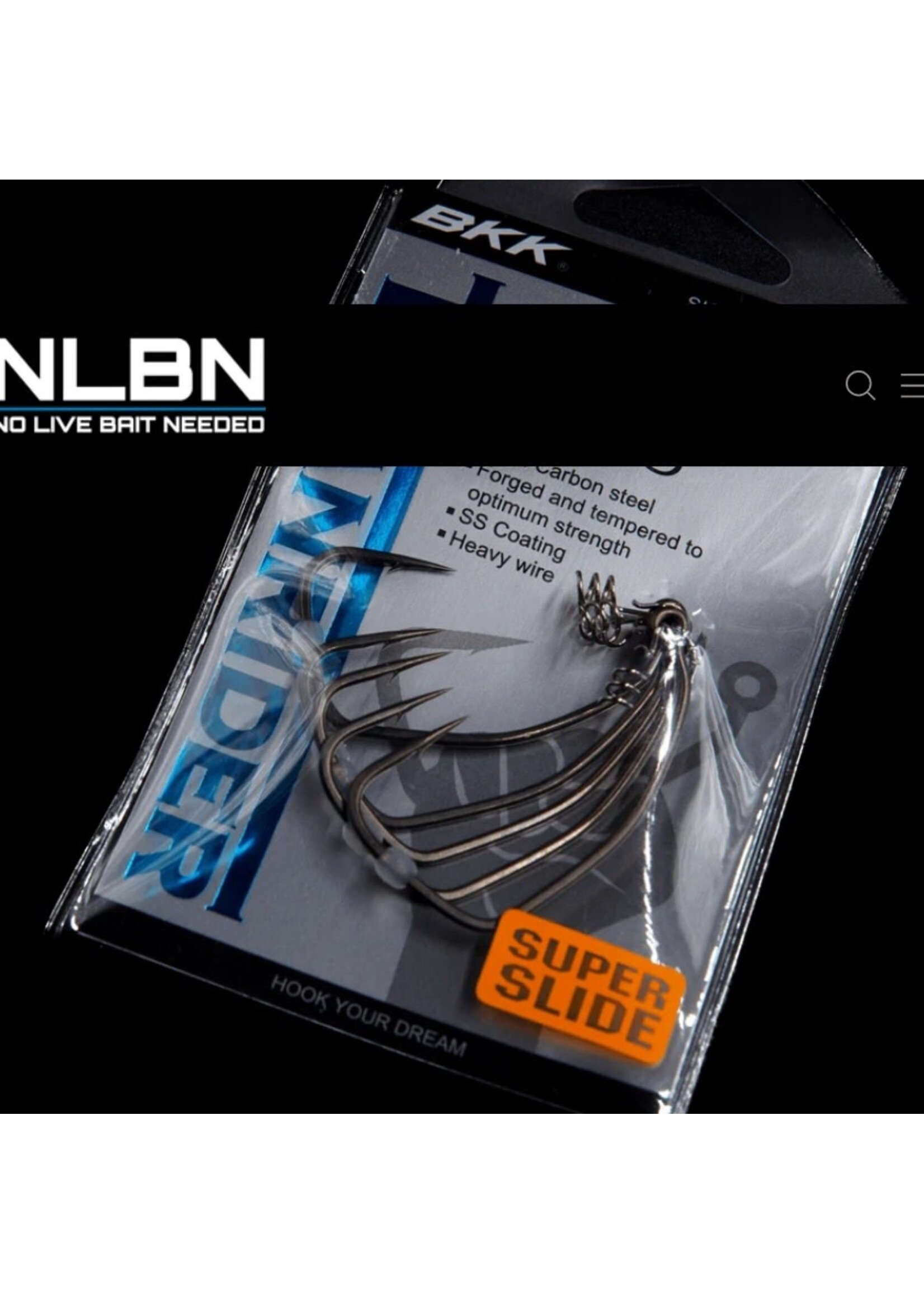 BKK BKK 2/0 Hooks for 4" TitanRiders