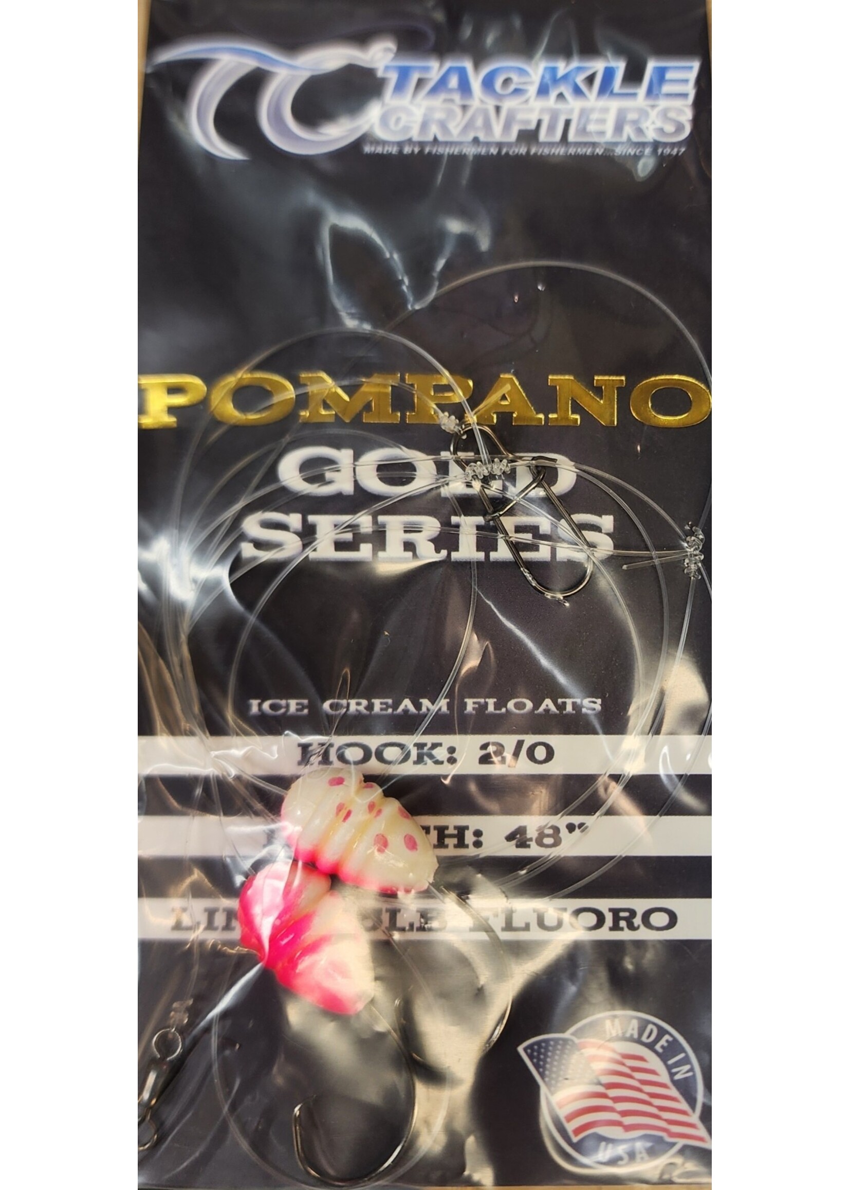 Tackle Crafters TACKLE CRAFTERS Pompano Gold Series Pink/White