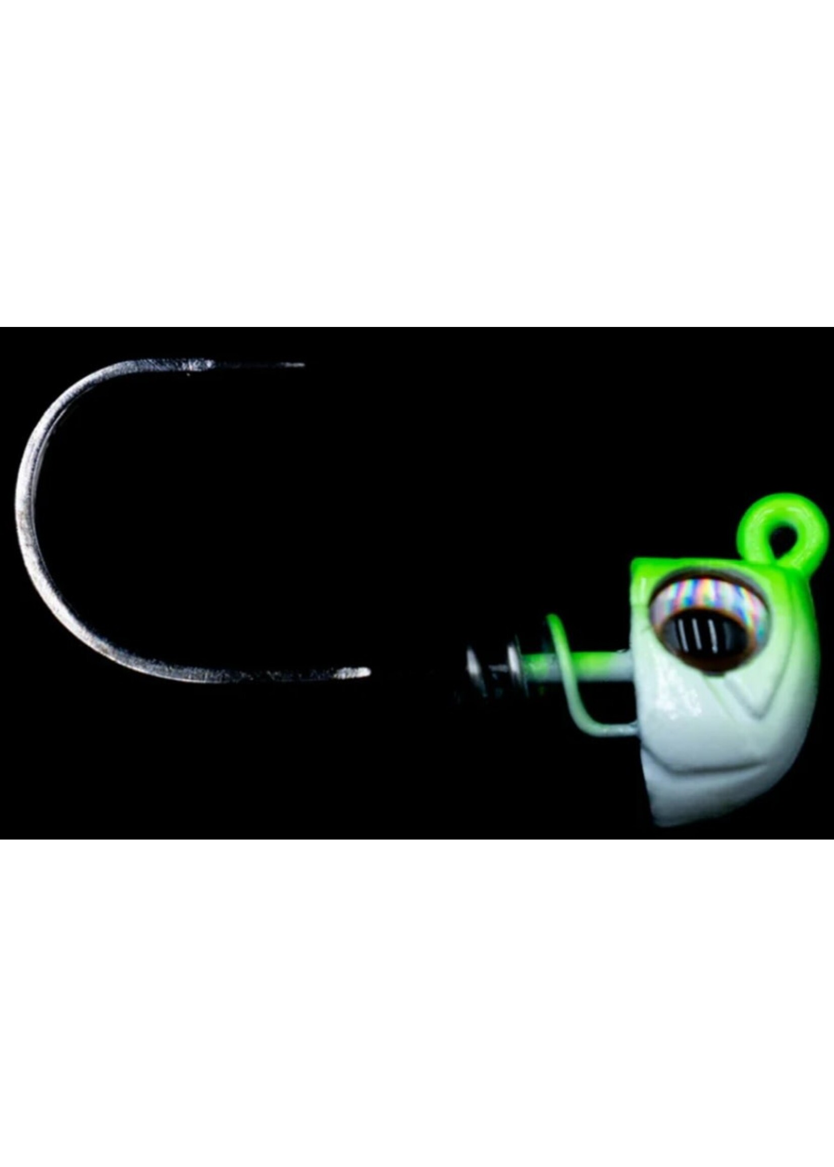 NLBN NLBN 3" Jig Head 1/8oz Limesider