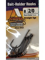 Addya Outdoors Bait-Holder Hooks 2/0 8pk