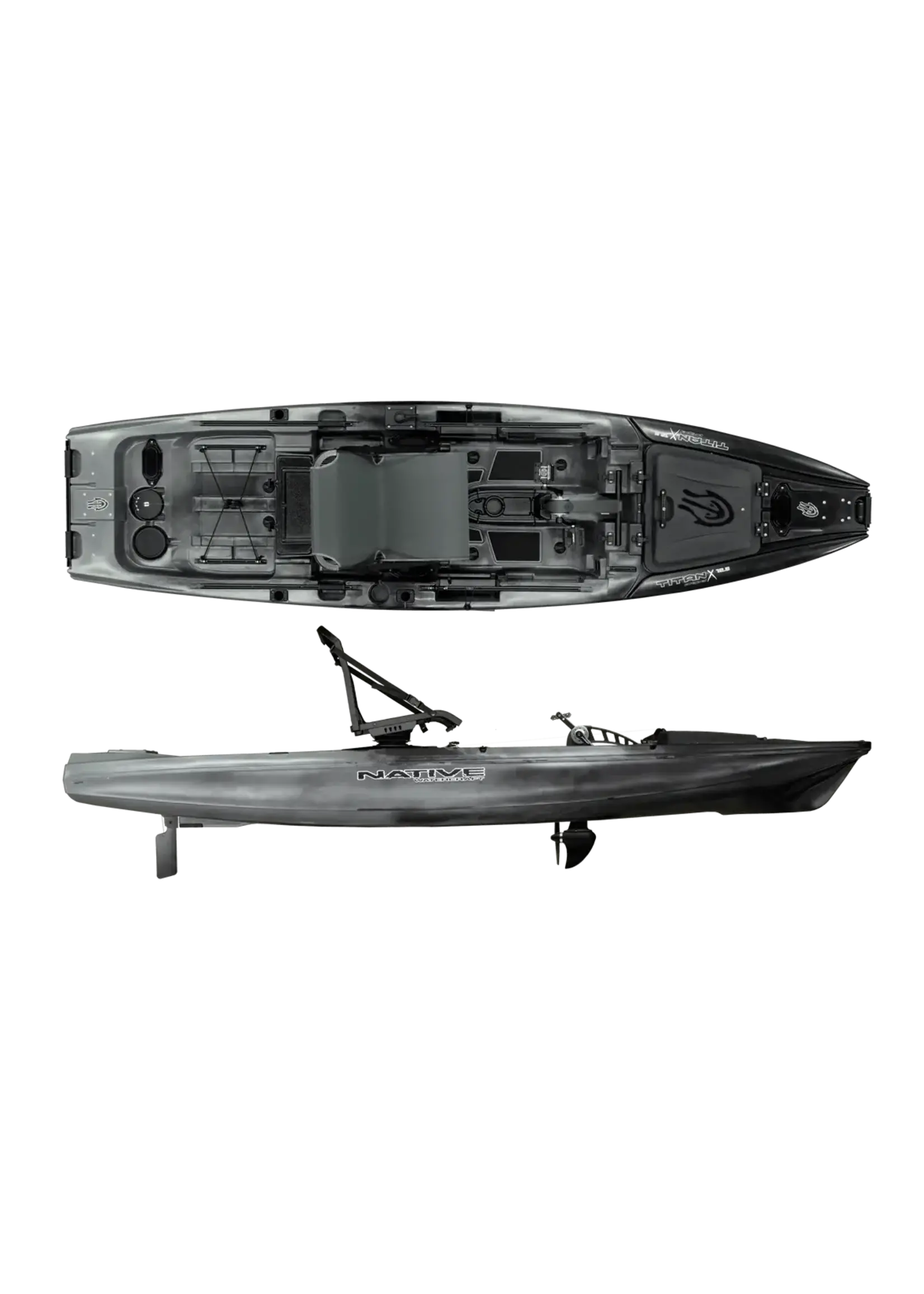 Native Watercraft Native Watercraft Titan X Propel 12.5 -  Grey Goose