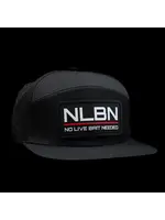 NLBN NLBN 6 Panel  - Lockup Hat Black
