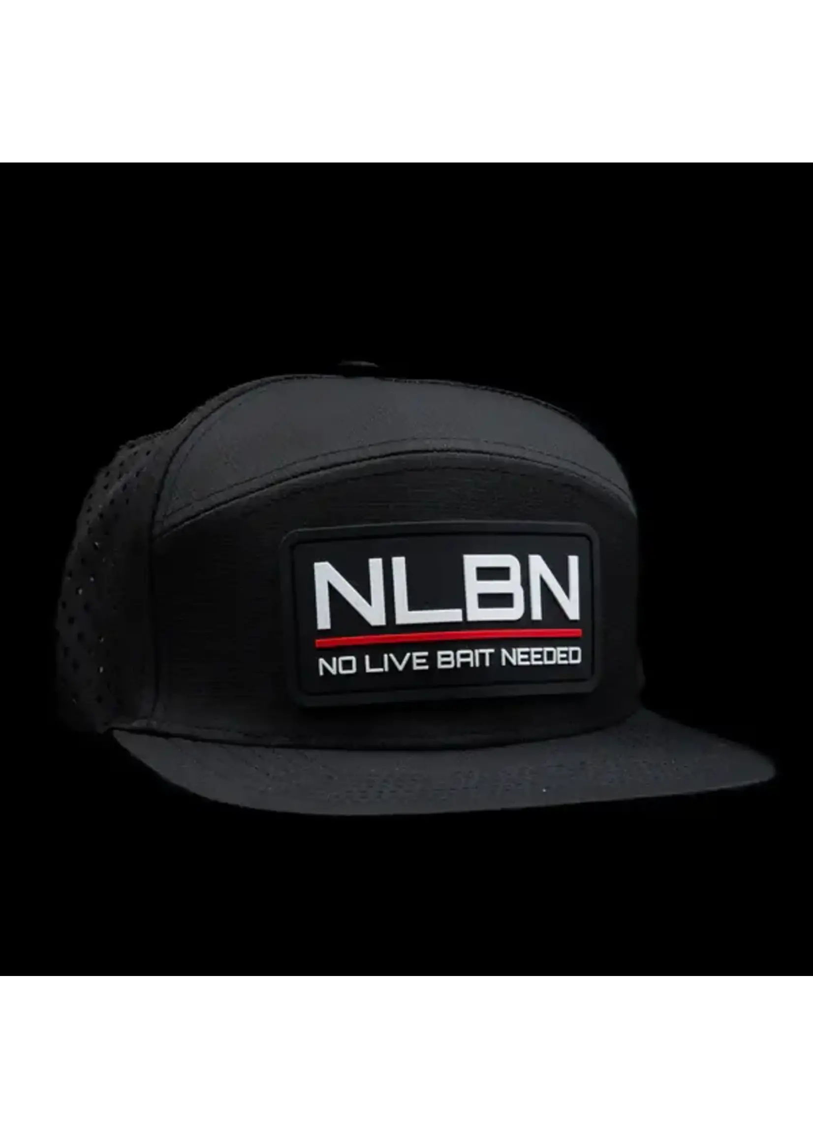 NLBN NLBN 6 Panel  - Lockup Hat Black