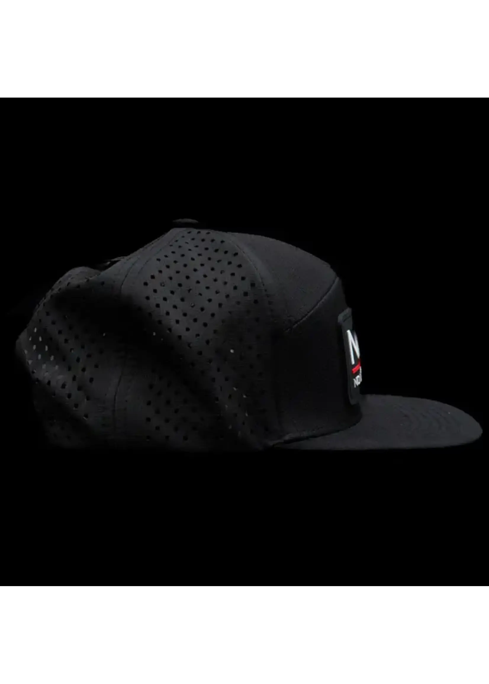 NLBN NLBN 6 Panel  - Lockup Hat Black