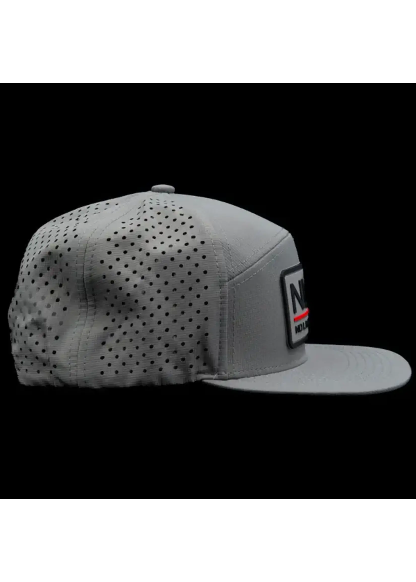 NLBN NLBN 7 Panel  - Lockup Hat Grey