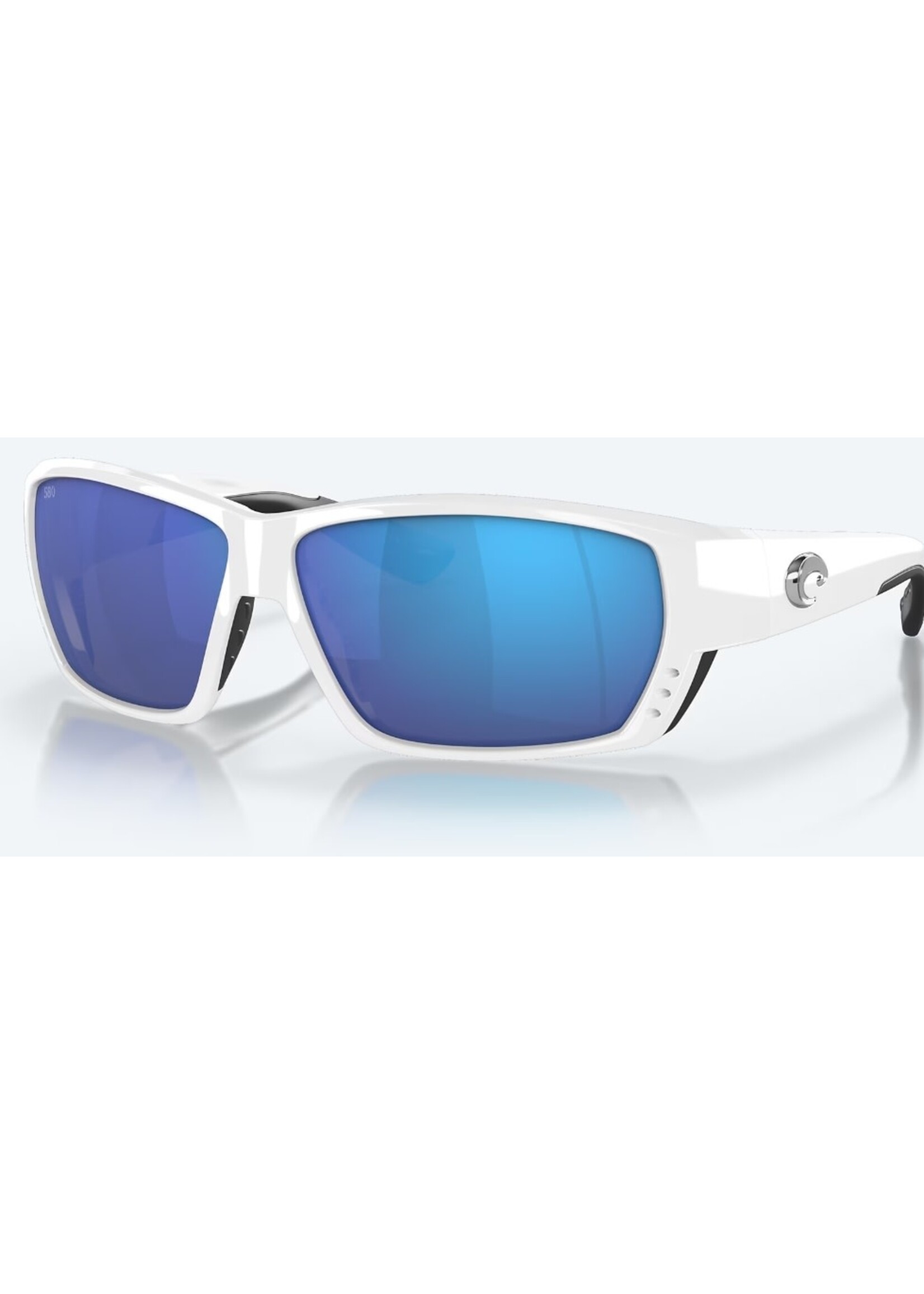 Costa Sunglasses Costa Tuna Alley White - Blue Mirror 580G