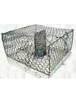 Lee Fisher Crab Trap - 2 Hole  24"x24"x11" HALF