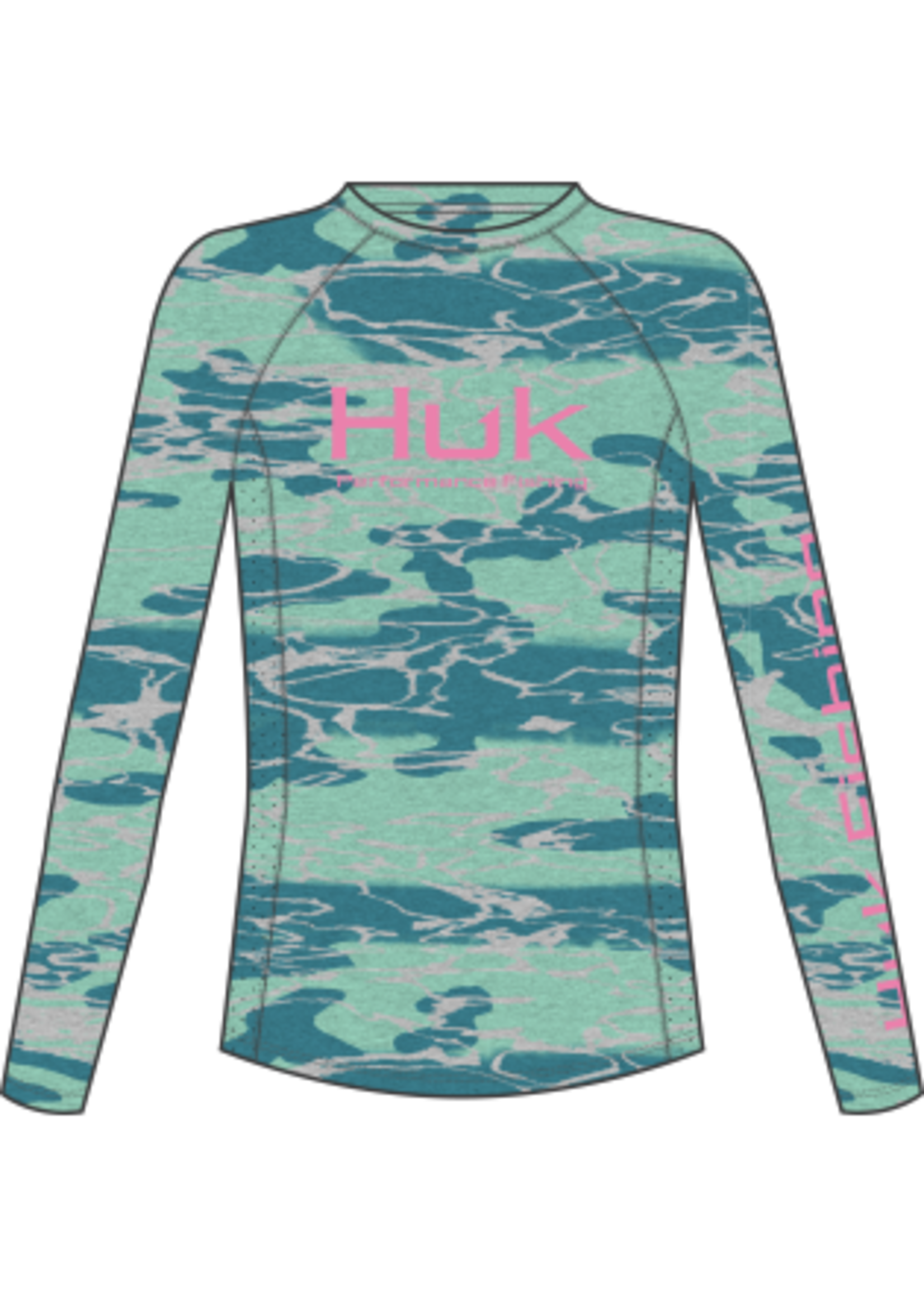 Huk HUK Women's Pursuit Printed LS Performance