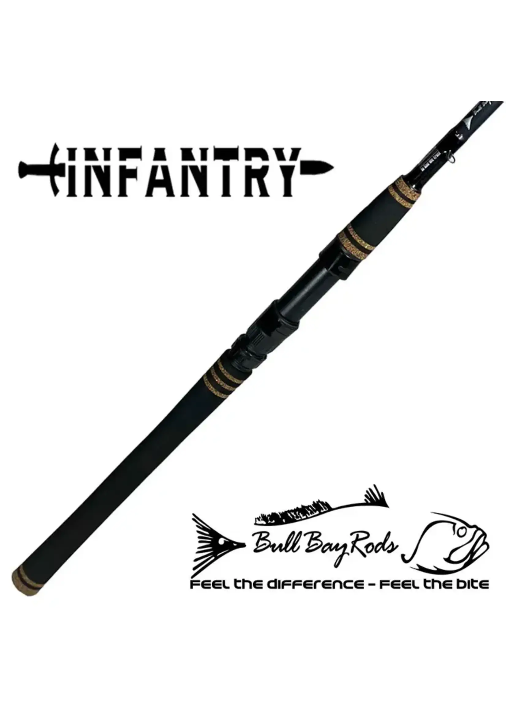 Bull Bay Bull Bay Infantry Rod 7' 6-12# M-F Spinning Rod