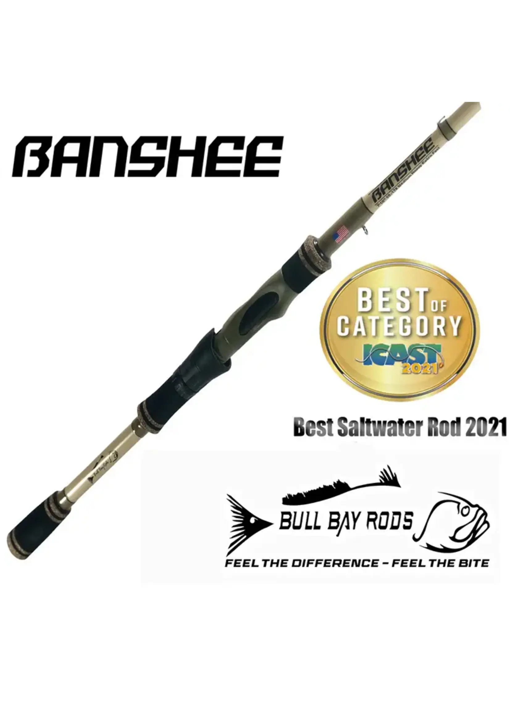 Bull Bay Bull Bay Banshee 7' 6-12# M Ex Fast Spinning