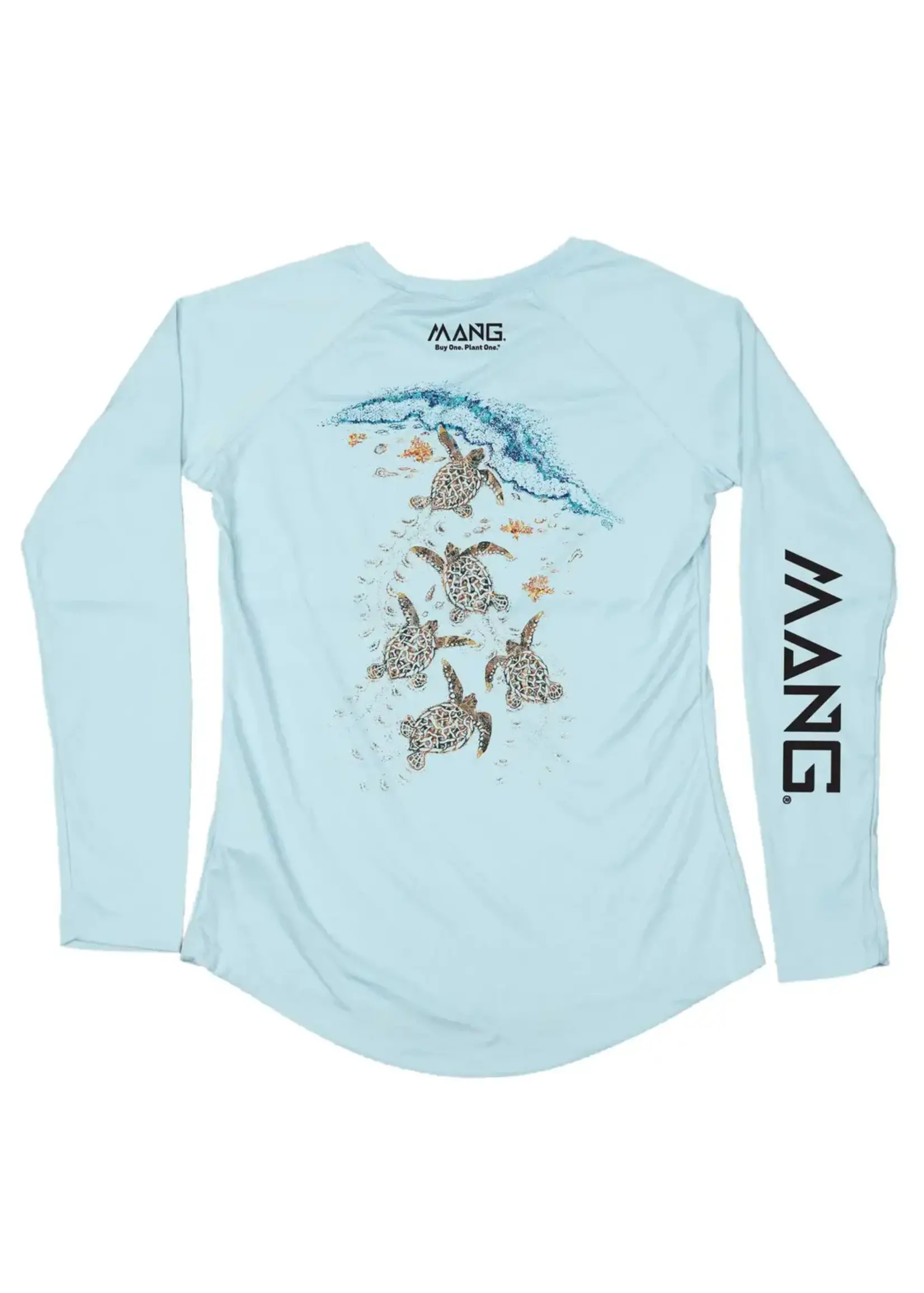 Mang MANG Womens Performance Turtle Crawl: Arctic Blue