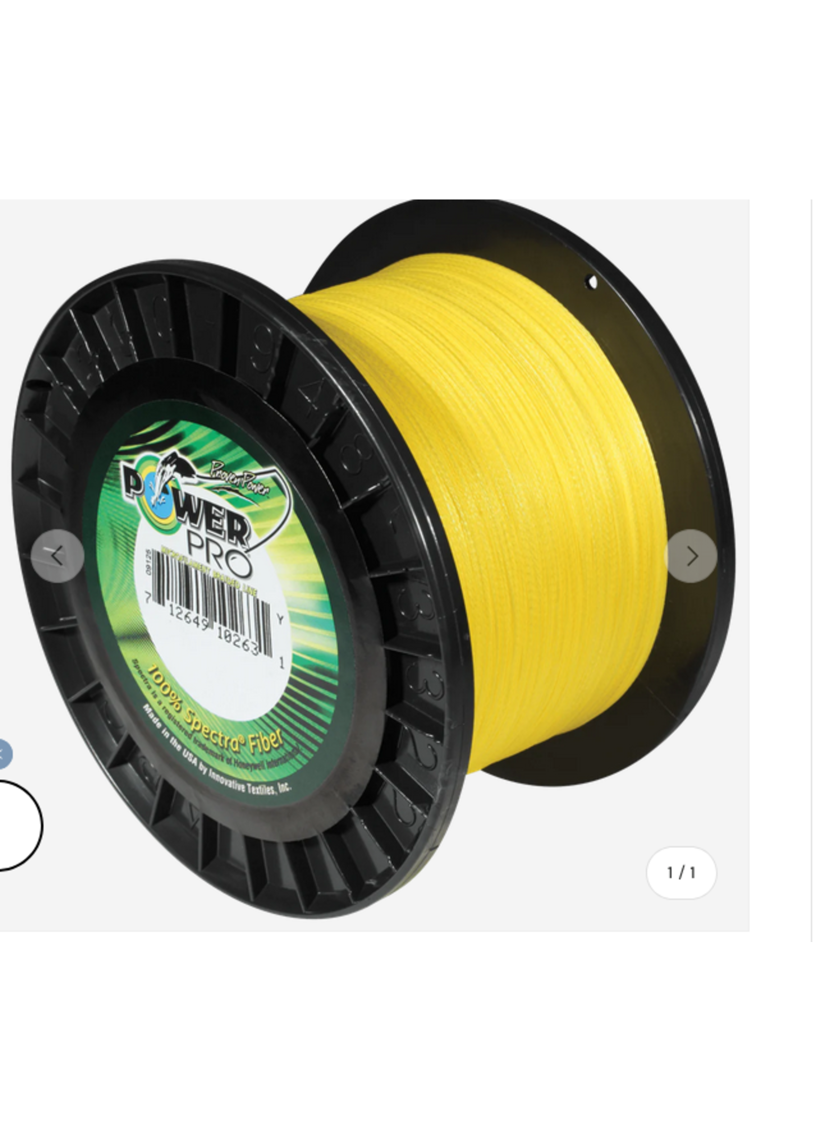 Power Pro PowerPro10lb 3000yd Yellow