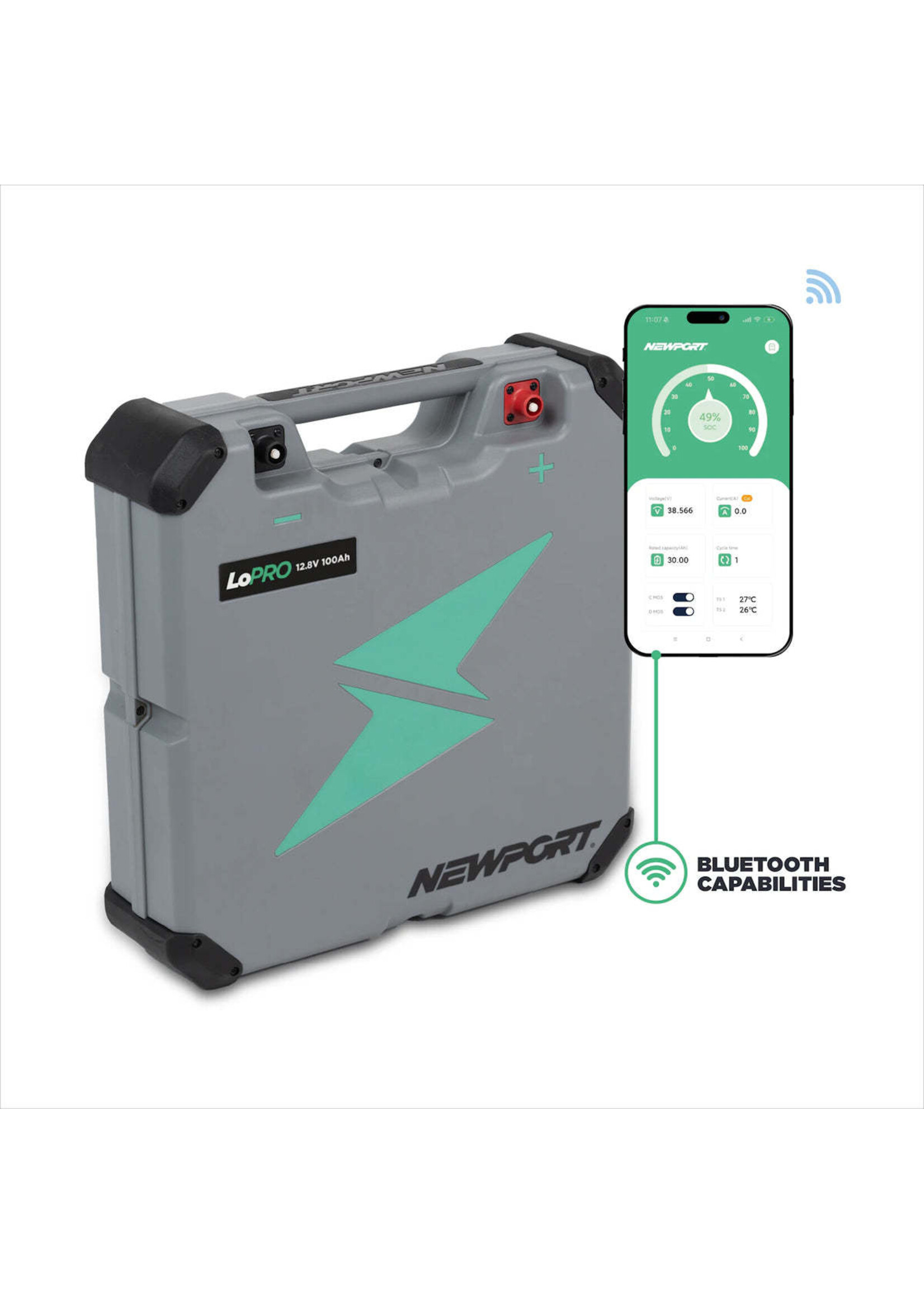 NEWPORT Vessels NEWPORT 36V 50Ah  LoPRO LifePO4 Battery