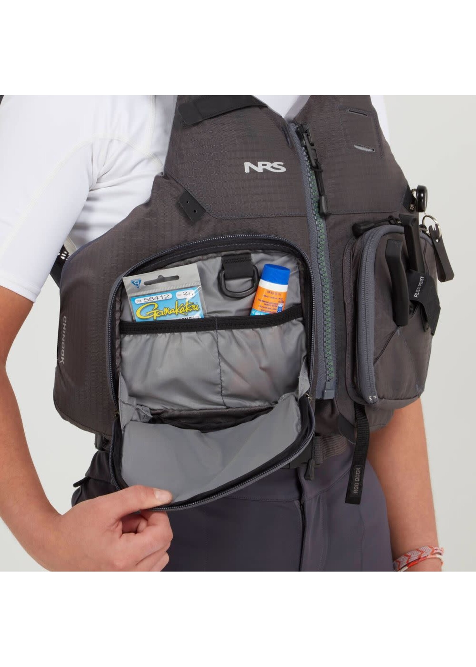 NRS NRS PFD Chinook Charcoal XS/M
