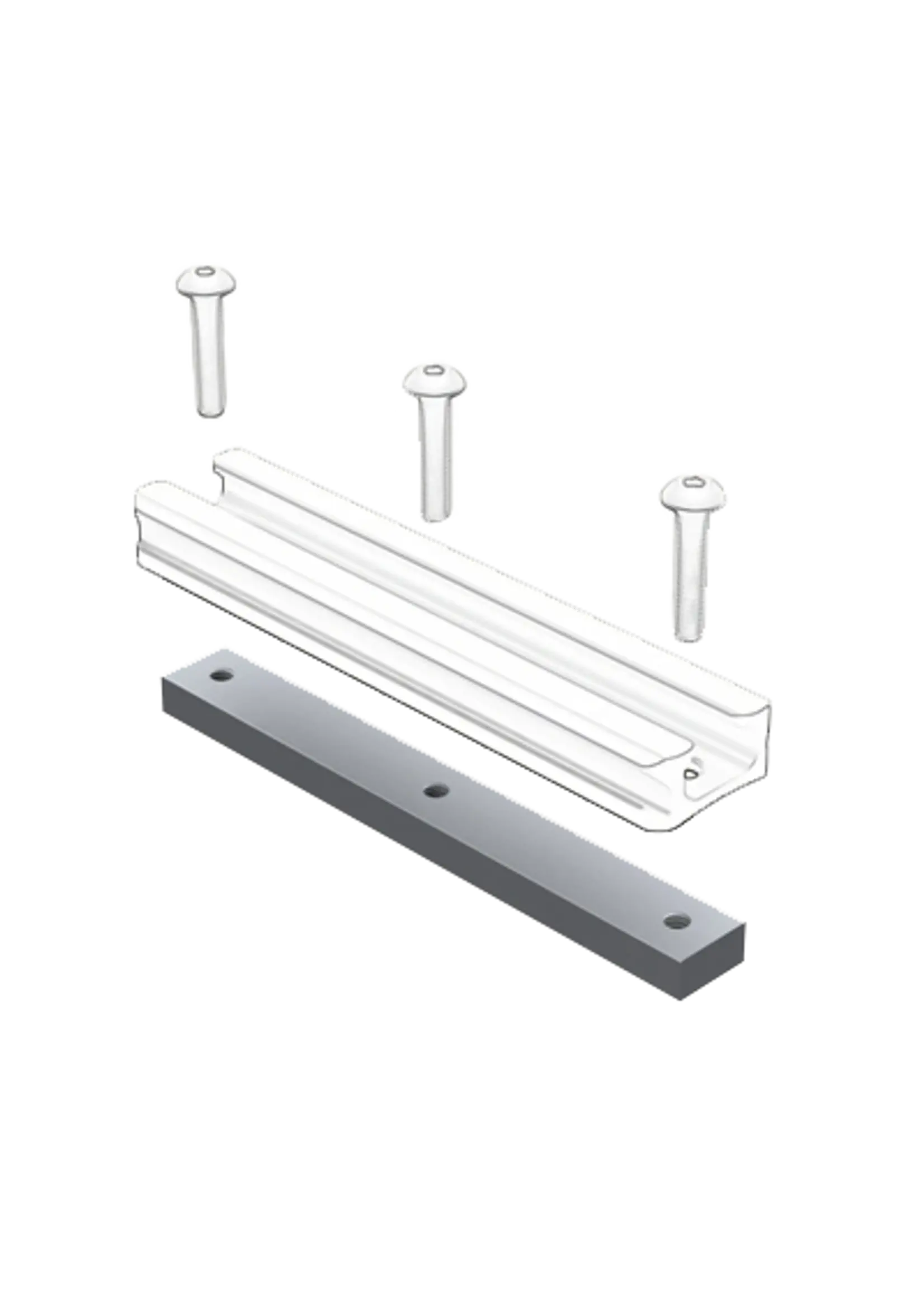 YakAttack LLC FULLBACK™ BACKING PLATE FOR GT90, GTTL90, 4"