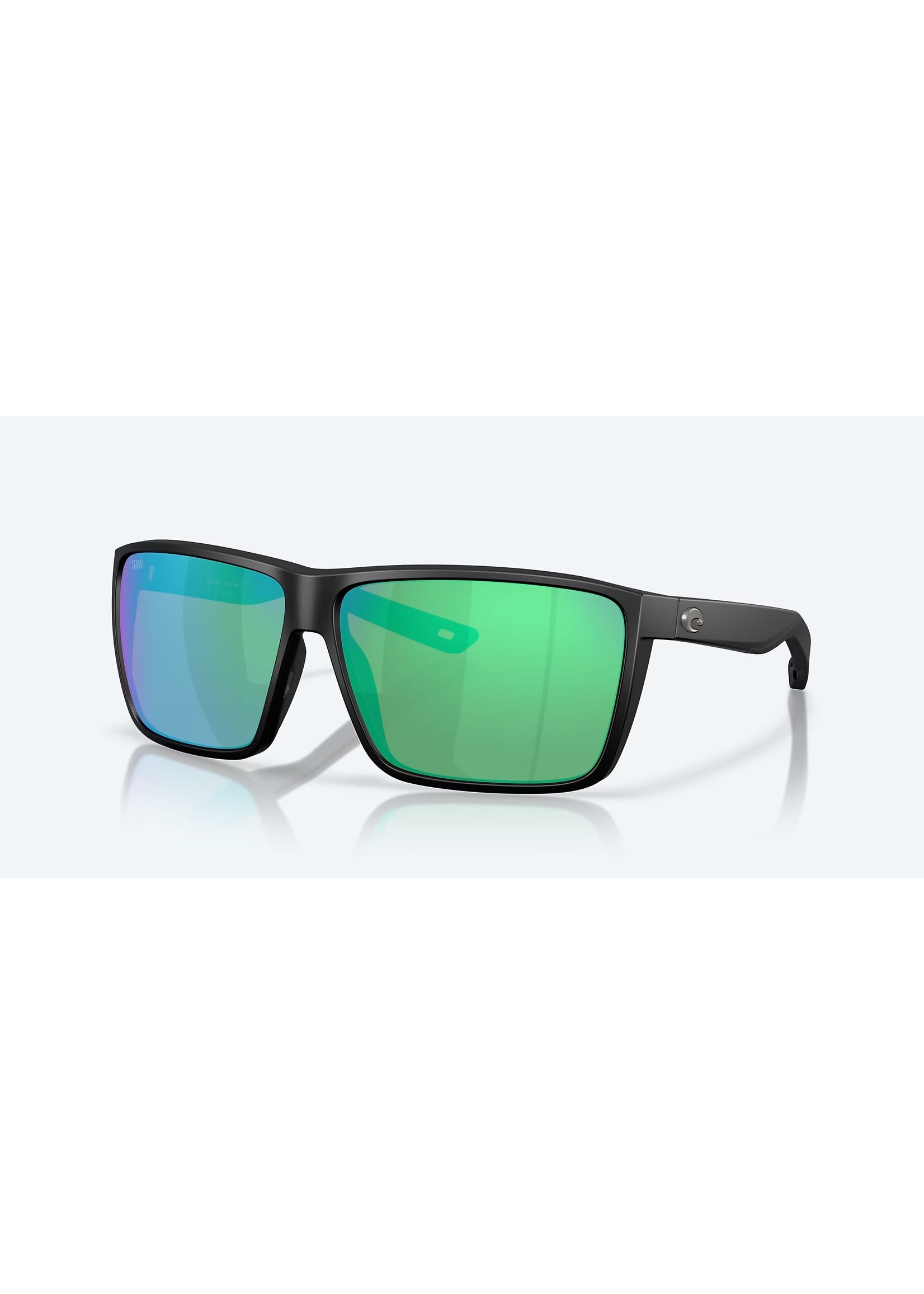 Costa Sunglasses Costa Rincon II - Matte Black -  Green Mirror Lens 580G
