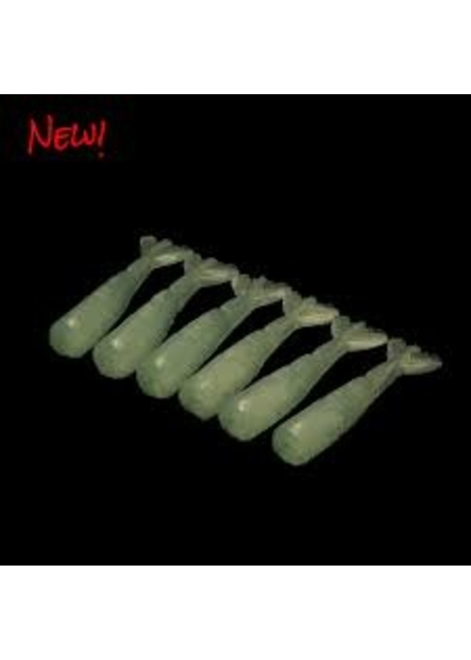 NLBN NLBN 3'' shrimp tail 6pk Wasabi