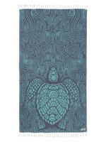 Sand Cloud LG - MINT SWIRL TURTLE TOWEL MINT