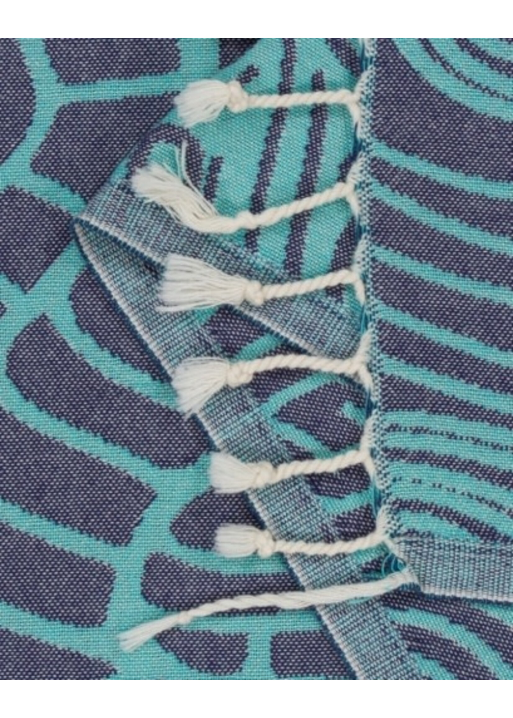 Sand Cloud LG - MINT SWIRL TURTLE TOWEL MINT
