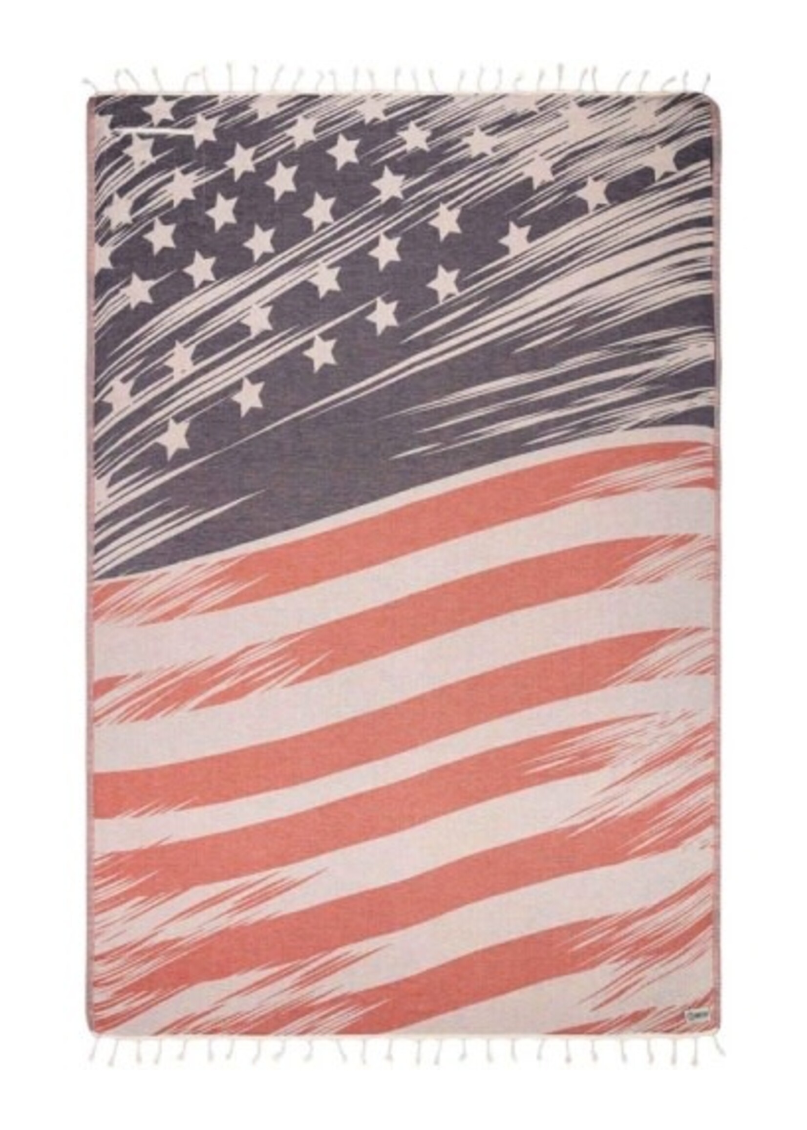 Sand Cloud LG - VINTAGE FLAG WITH ZIPPER POCKET MULTI